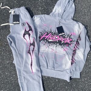 Hellstar Graphic Hoodie and Joggers Set